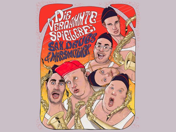 Die Verdammte Spielerei - Sax, drugs & marsmuziek (foto: Tim Acke)