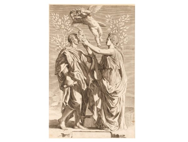 Latijnse Kring: Horatius, satirisch en lyrisch - Jaak Peersman  (gravure van Claude Mellan naar Nicolas Poussin)
